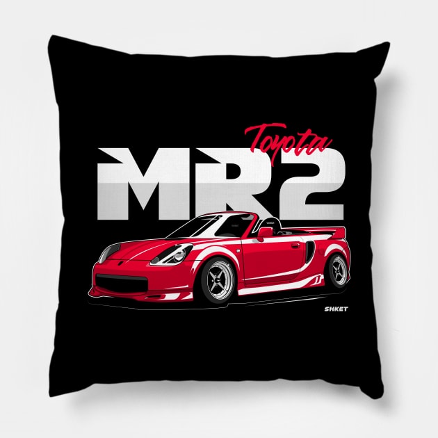 MR2 ROADSTER Pillow by shketdesign