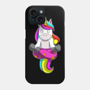 Unicorn at Yoga Exercise Phone Case