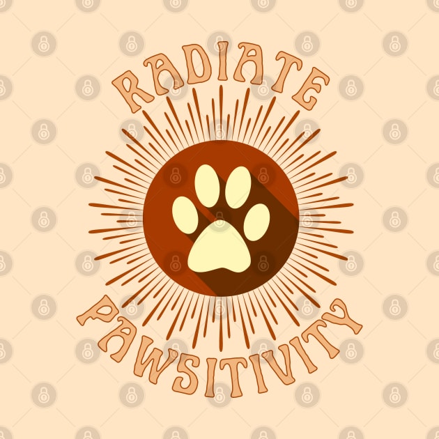 Radiate Pawsitivity - Aesthetic orange tones for pet lovers by Try It