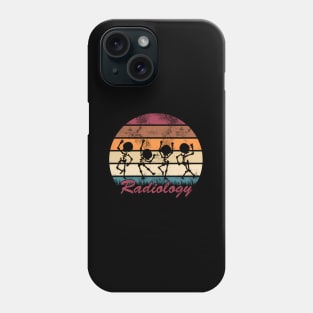 Dancing Skeleton For Radiology Technician Phone Case