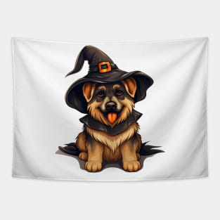 Halloween German Shepherd Dog #3 Tapestry