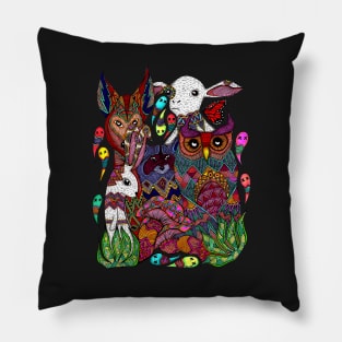 Woodland Creatures Pillow