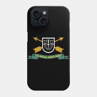 5th Special Forces Group - Flash w Br - Ribbon X 300 Phone Case