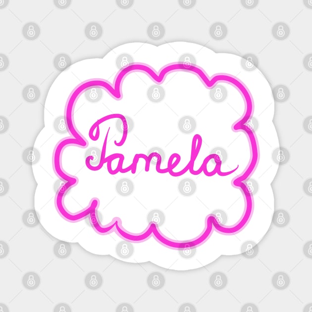 Pamela. Female name. Magnet by grafinya