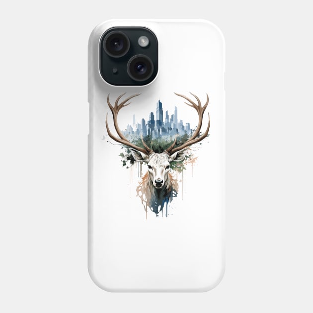 Stag Deer Animal Beauty Nature Wildlife Discovery Phone Case by Cubebox