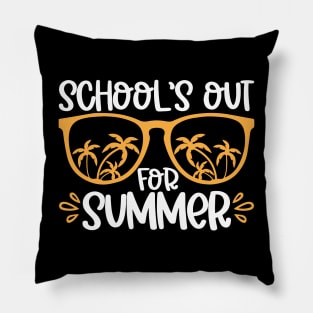 Schools Out For Summer Pillow