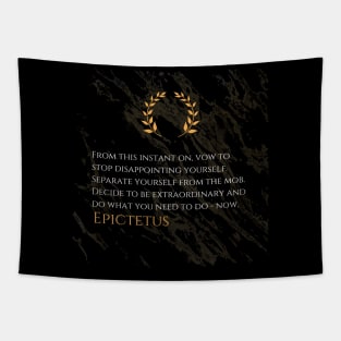 Embrace the Extraordinary: Epictetus's Call to Self-Mastery Tapestry