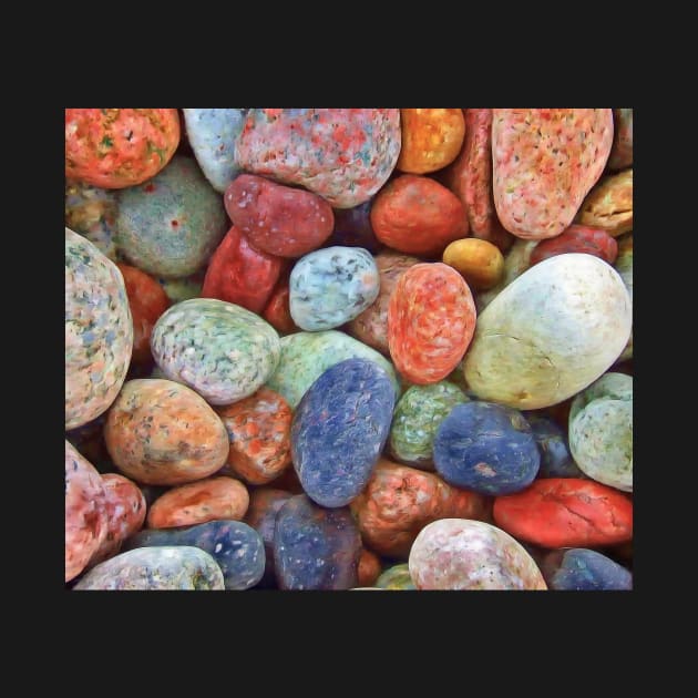 Colorful River Stones Pattern by Aleksander37