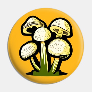 Mushroom Cluster 05 Pin