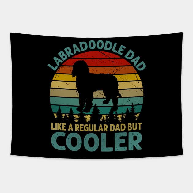 Labradoodle Dad Tapestry by Statement-Designs