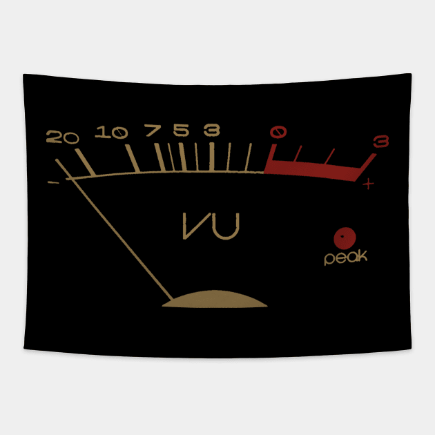 Vu Meter Tapestry by Stevendan