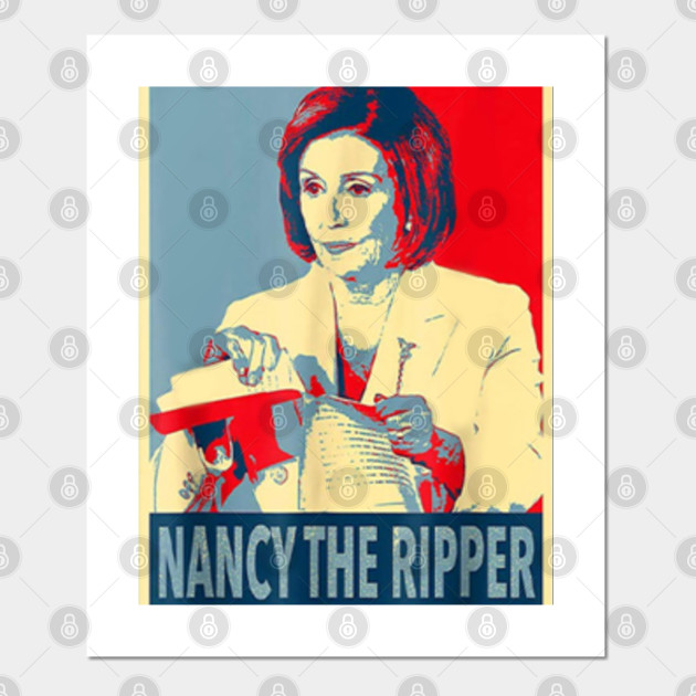 Nancy Pelosi Rip Up Speech T Shirt Nancy Pelosi Posters And Art Prints Teepublic Uk