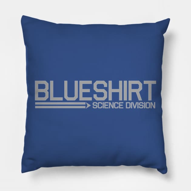 Blueshirt Science Pillow by PopCultureShirts