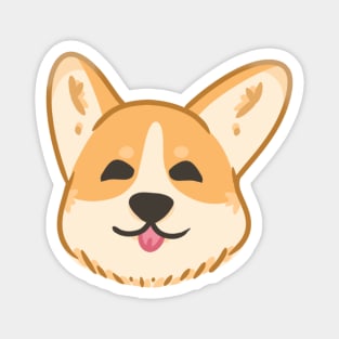 Happy Corgi Magnet