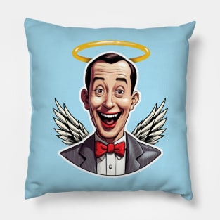 Pee Wee Herman Angel RIP Pillow
