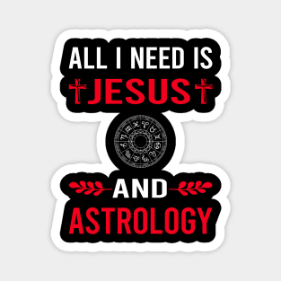 I Need Jesus And Astrology Astrologer Magnet