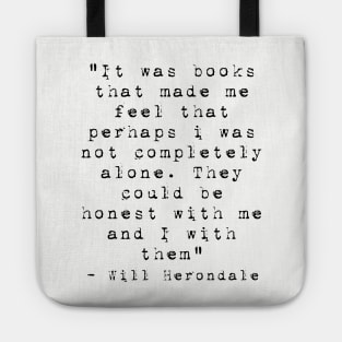Will Herondale Quote Tote