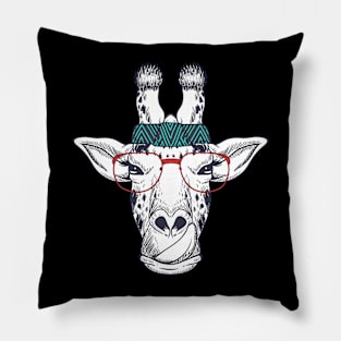 Hand drawn giraffe Pillow