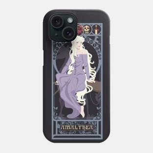 The Last Unicorn - art nouveau - Amalthea Phone Case