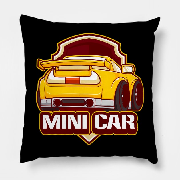 Mini Car Pillow by OrigamiOasis