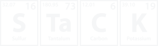 Stack (S-Ta-C-K) Periodic Elements Spelling Magnet