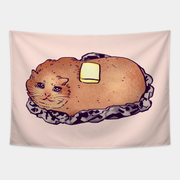 Baked potato cat sales