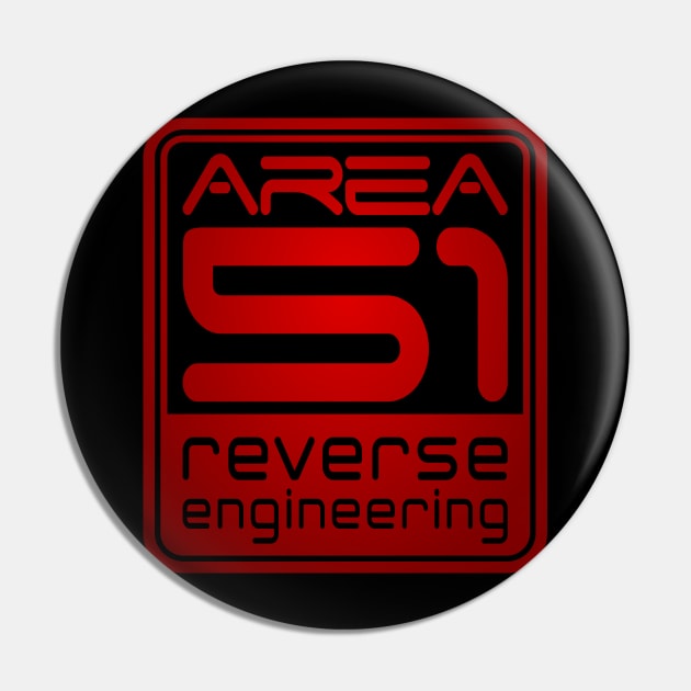 Area 51 Reverse Engineering Pin by DrPeper