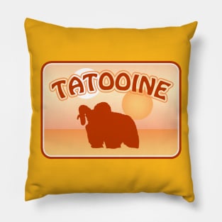 Tatooine Travel Decal Pillow