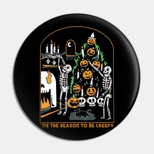 Tis the Season to be Creepy Pin