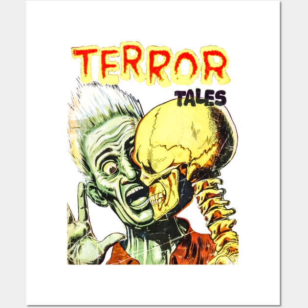 Vintage Horror Comic Book Lettering: Zombie Stock Vector