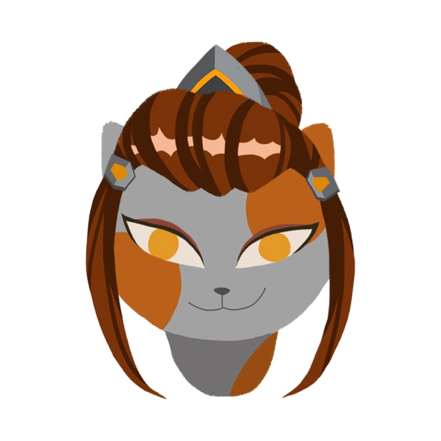 Overwatch Cats Brigitte by DebbieMongrel