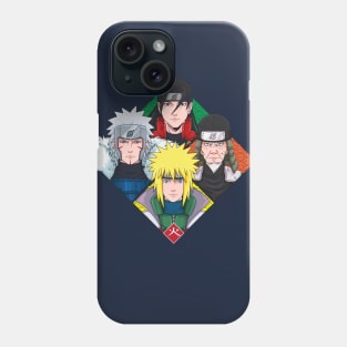 The Four Hokage of Konoha Phone Case