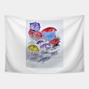 Free Umbrellas Tapestry