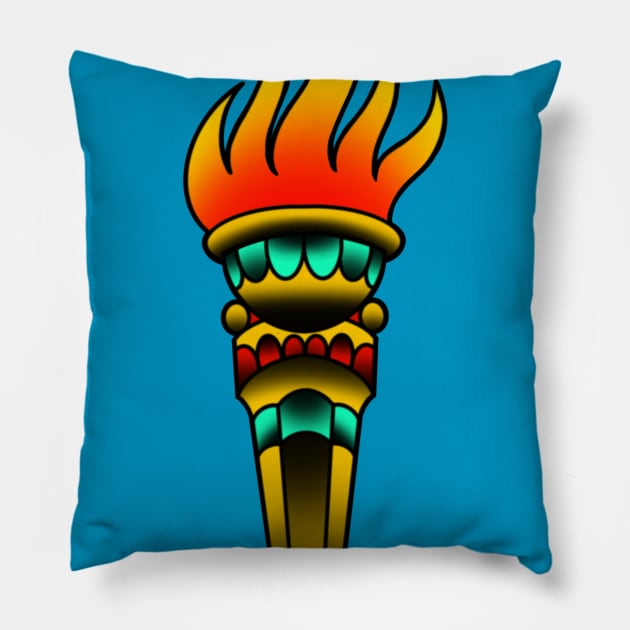 Torch Pillow by Glockink