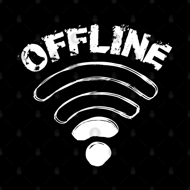 Offline Design - Wireless Wifi Symbol by Shirtbubble