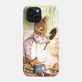 “Mrs Mouse Cleans Pots and Pans” by Beatrix Potter Phone Case