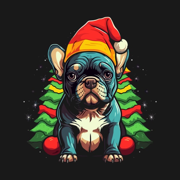 French Bulldog Christmas by JH Mart