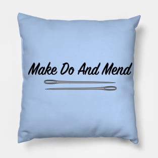 Make Do and Mend Sewing Pillow