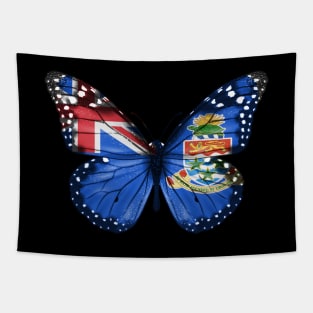 Caymanian Flag  Butterfly - Gift for Caymanian From Cayman Islands Tapestry