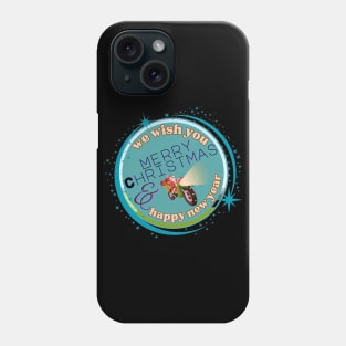 MODERN SANTA ON A MOTORCYCLE!! Phone Case