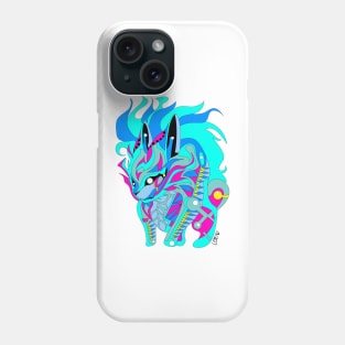 rabbit esquilax ecopop wonderful kaiju in mexican patterns Phone Case