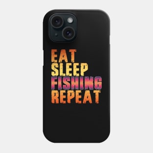 Eat Sleep Fishing Repeat Phone Case