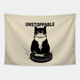 Unstoppable cat Tapestry