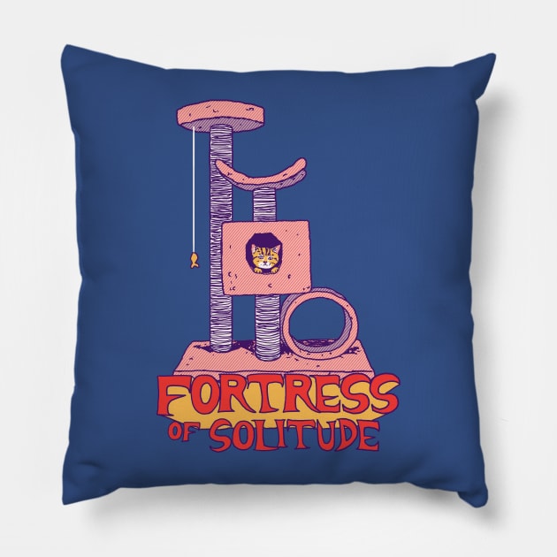 Fortress of Solitude Pillow by Hillary White Rabbit