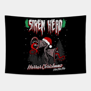 Siren Head horror Christmas Tapestry