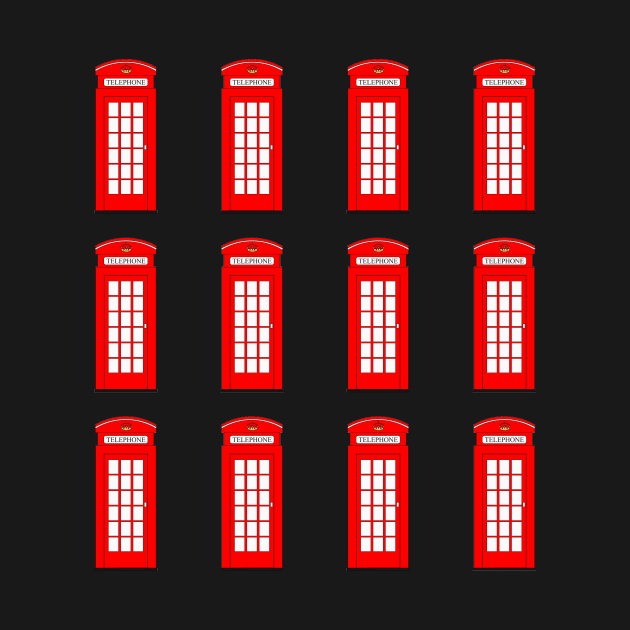 London Telephone Box British Print by ontherails