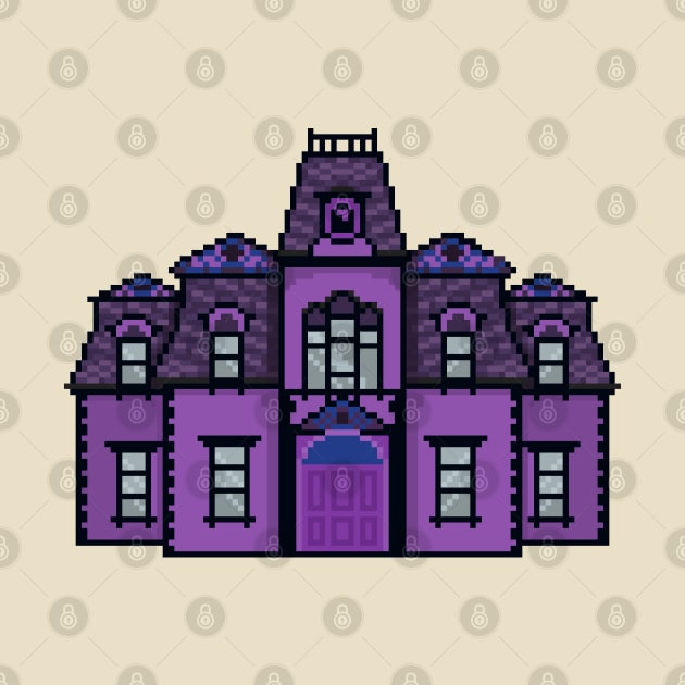 Victorian Gothic mansion Pixel art by toffany's