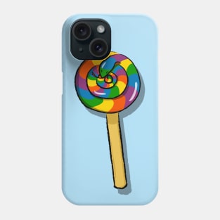 Curled Up Snake Lollipop Phone Case