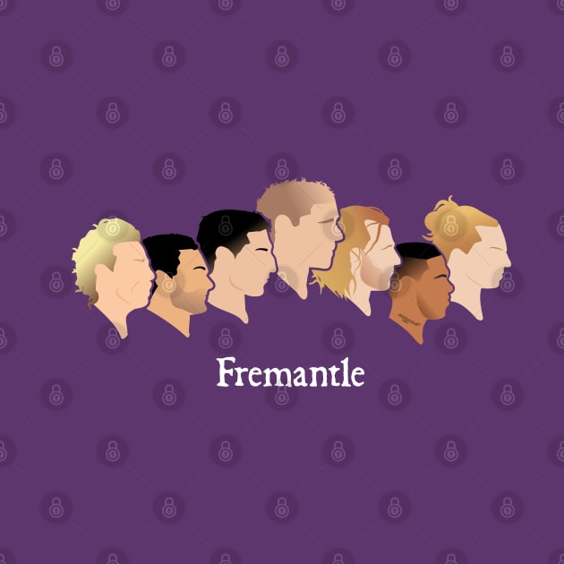 Fremantle Dockers Lineup Dark by CraigAhamil