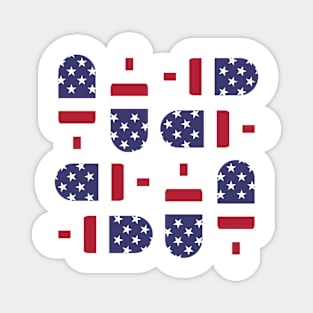 4th Of July Popsicles Magnet